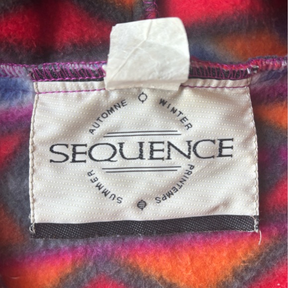 Sequence | Vintage 90s Fleece Jacket Size 10 - Picture 5 of 9